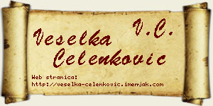Veselka Čelenković vizit kartica
